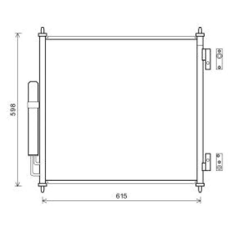 Image of Air conditioning condenser DIEDERICHS DCC1954