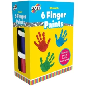 image of 6 Washable Finger Paints