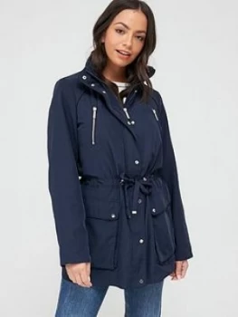 Image of Wallis Lightweight Jacket - Navy, Size 12, Women