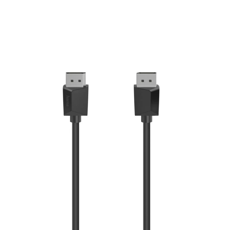 Image of Hama Hama DisplayPort Cable DisplayPort plug, DisplayPort plug 1.50 m Black 00200696 DisplayPort cable 00200696