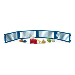 Image of Scleich - Farm World Rabbit and Guinea Pig Hutch