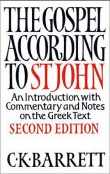 Image of The Gospel According to St John by C. K Barrett Paperback