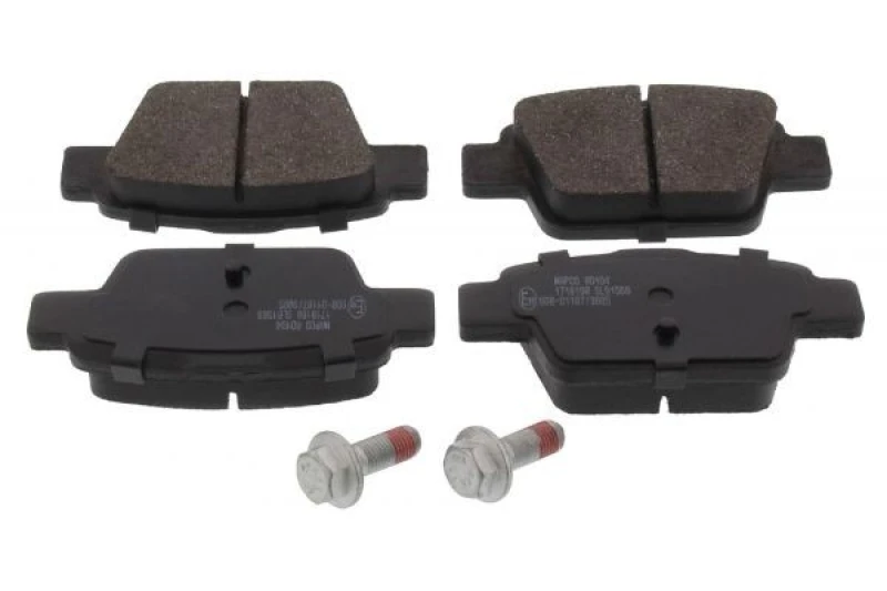 Image of MAPCO 6730 Brake pad set Rear Axle, not prepared for wear warning indicator Brake Pad Set,disc brake (402)