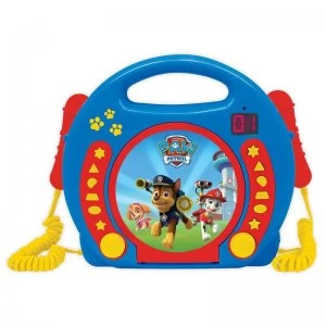 image of Lexibook Paw Patrol CD Player with Microphones