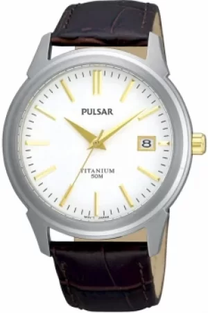 Image of Mens Pulsar Titanium Watch PXHA21X1