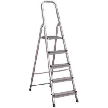 image of Sealey Trade Aluminium Platform Step Ladder 5