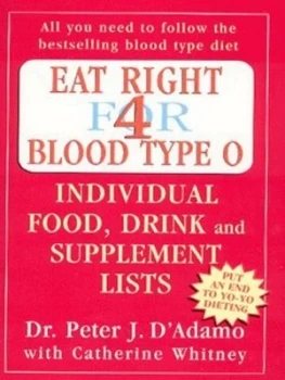 Image of Eat Right for Blood Type O by Peter J. Dadamo Paperback