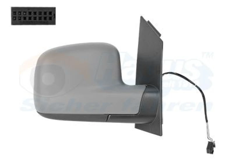 Image of VAN WEZEL Wing mirror VAN WEZEL 5867818