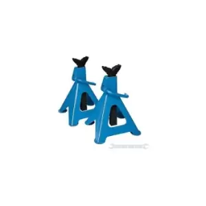 Image of Silverline - 6 ton tonne axle stand 6T per stand 12T per set jack 580486