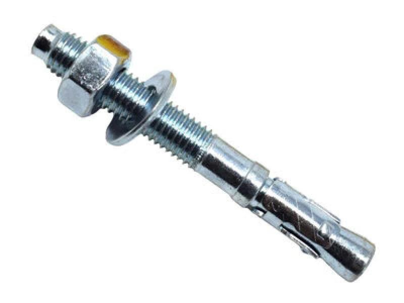 Image of Masonmate 0841Eta580100 Zinc Plated Through Bolt M12 X 100mm 50 Mamtbzm12100