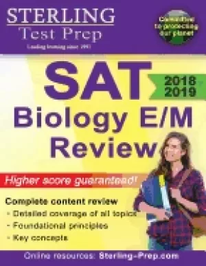 Image of sterling test prep sat biology e m review complete content review prep ster