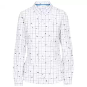 Image of Trespass Womens/Ladies Zova Casual Shirt (L) (Black Flower)