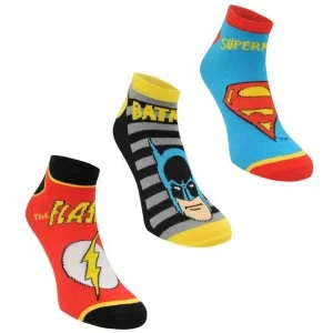 Image of Character Trainer Socks 3 Pack Childrens - DC Comics