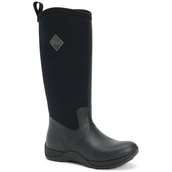 Image of Muck Boots Womens Arctic Adventure Tall Wellies Wellington Boots - Black - UK 4 Black female CB0579BLK4