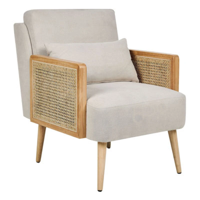 Image of Beliani Armchair Orum Fabric Light Beige
