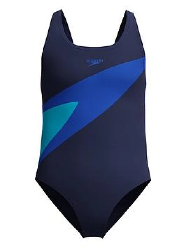 Image of Speedo One Piece swimsuit for girls Speedo H-boom Butterfly Bleu Female 8 ans 000205-003