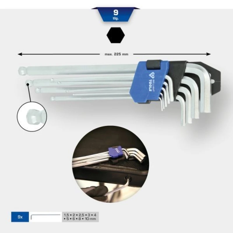 Image of Angled Screwdriver Set KS TOOLS BT045019