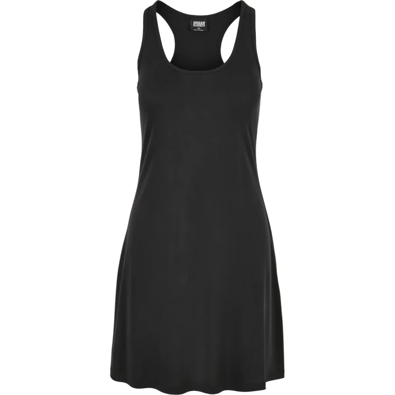 Image of Urban Classics Womens dress Urban Classics modal short racer- large sizes Noir Female 3XL
