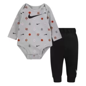 Image of Nike Bodysuit and Jogger Set - White
