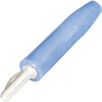 Image of Straight blade plug Plug straight Pin diameter 2mm Blue Schne