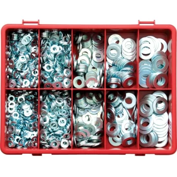 Image of Washers Flat Metric BZP Kit - Kennedy