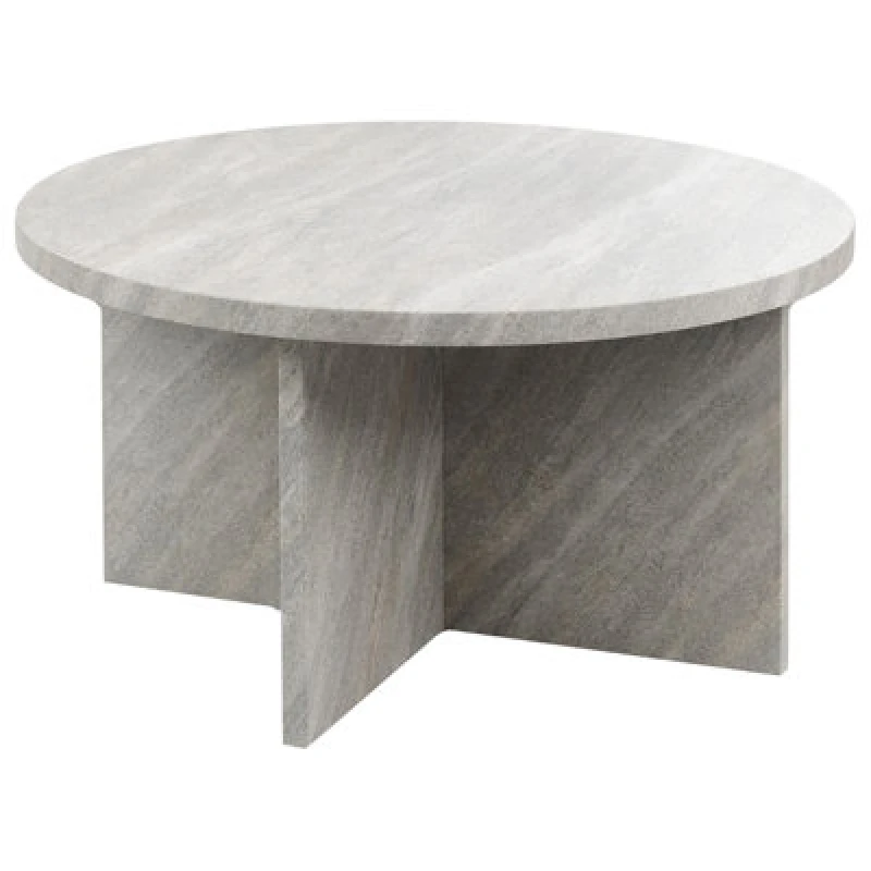 Image of Beliani Coffee Table Stanton Grey Concrete Effect