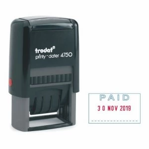 image of Trodat Eco Paid Dater Stamp