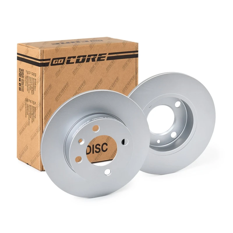 Image of goCORE GCH20362 Brake disc Rear Axle, Solid, Cast Iron, Coated, without bolts/screws Cast Iron Brake Disc (82)