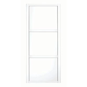 Image of Spacepro 3 Panel Shaker White Frame White Door - 610mm