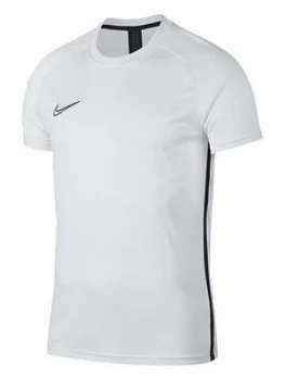 Image of Boys, Nike Junior Academy Dry T-Shirt, White, Size L (12-13 Years)