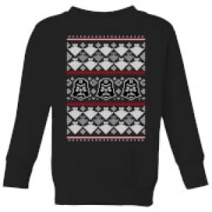 Image of Star Wars Imperial Darth Vader Kids Christmas Sweatshirt - Black - 11-12 Years