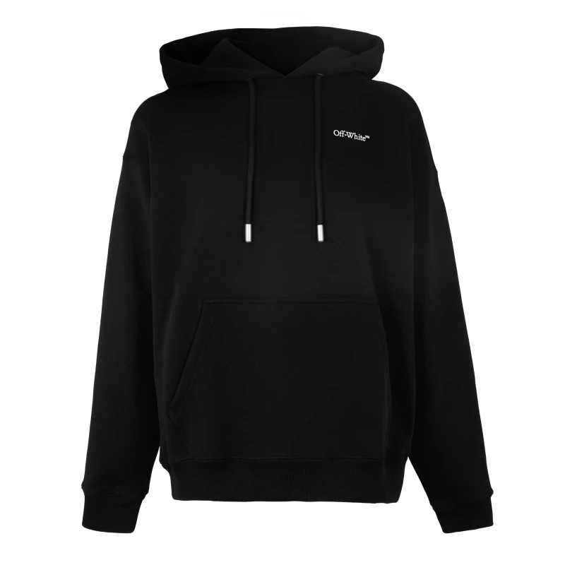 Image of Off White Mens Vanish Arrow Sketch Pull Over Hoodie Black-White male XL