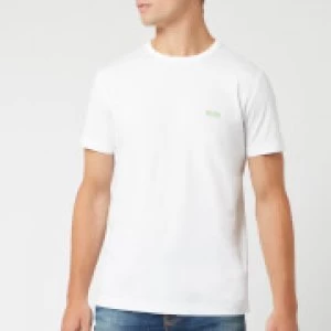 Image of Hugo Boss Basic Crew Shoulder Logo T-Shirt White Size L Men