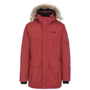 Image of Trespass Mens Highland Waterproof Parka Jacket (S) (Merlot)