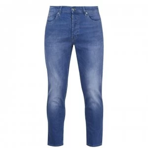 Image of Hugo 634 Tapered Jeans - Pastel Blue 450