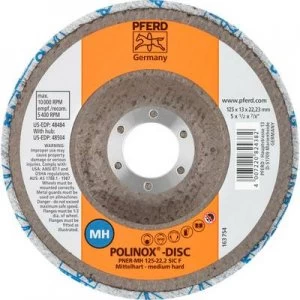 image of PFERD 44690713 POLINOX-compact grinding disc DISC PNER-MH 125-22.2 SiC F 125mm 5 pc(s)