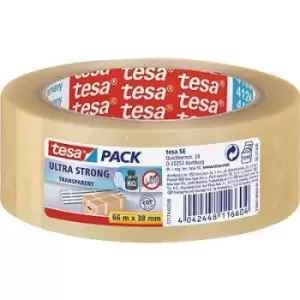 tesa ULTRA STRONG 57174-00000-02 Packaging tape tesapack Transparent (L x W) 66 m x 38mm