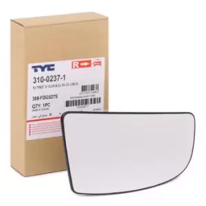 image of TYC Wing Mirror Glass FORD 310-0237-1 1823997,BK3117C700AA