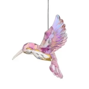 Image of Festive Acr Hmmng Bird 24 - Pink