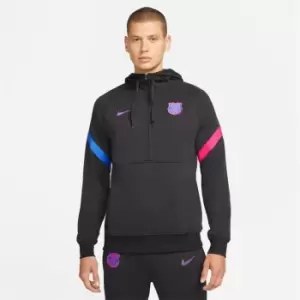 image of Nike FCB Travel Fleece Hoodie Mens - Black