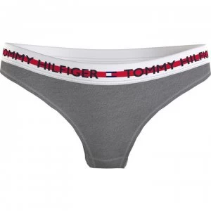 image of Tommy Bodywear Repeat Logo Briefs - MidGry HeathPG5