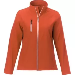 Elevate Orion Womens/Ladies Softshell Jacket (S) (Orange)