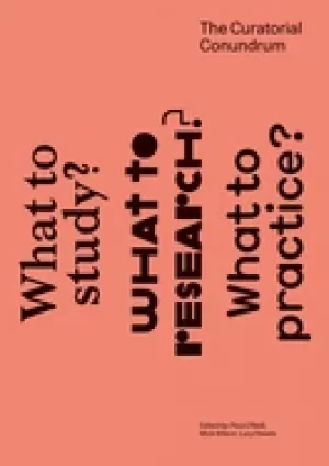 Image of curatorial conundrum what to study what to research what to practice