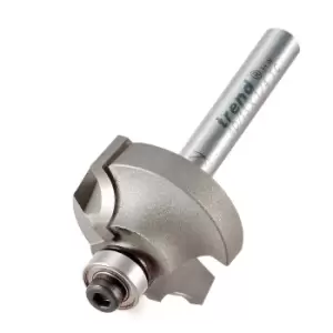 image of Trend Large Step Ovolo Rounding Over Bearing Guided Router Cutter 28.7mm 13mm 1/4"