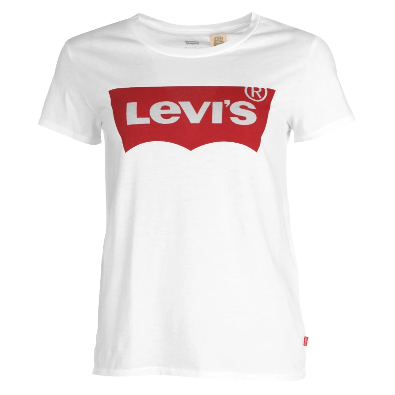 Image of Levis Logo T Shirt - White White 8