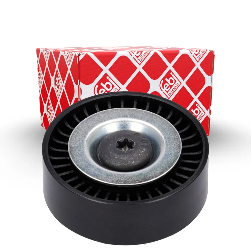 Image of Deflection / guide pulley, V-ribbed belt FEBI BILSTEIN 178838