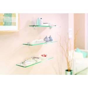 Image of Wickes Shelf Glass - 8 x 200 x 800mm