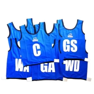 Image of Rhino Netball Bibs (junior, Blue)