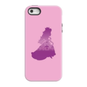 Image of Nintendo Super Mario Peach Silhouette Phone Case - iPhone 5/5s - Tough Case - Gloss