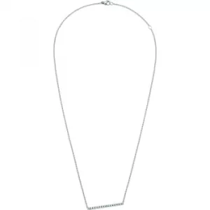 Image of Ladies Calvin Klein Stainless Steel Edge Necklace